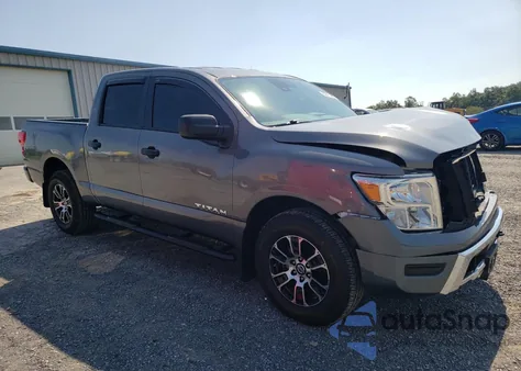 2022 Nissan Titan S из США, поврежденный, VIN 1N6AA1EC7NN105443
